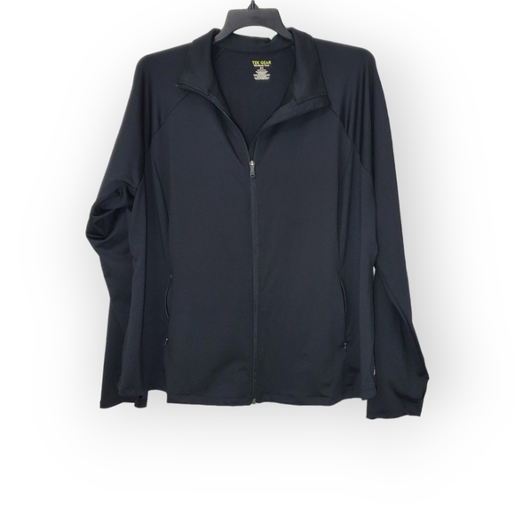 Women's Tek Workout Gear Full-Zip Thumbhole Outdoor Performance Jacket 2X - Picture 3 of 7